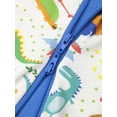 thumbnail image 6 of ATAIKU 3-24M Newborn Baby Zipper Footless / Footed Pajamas Bamboo Long Sleeve Sleepers Sleep 'N Play for Infant Toddler Boys - Dinosaur, 6 of 8