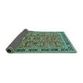 thumbnail image 2 of Ahgly Company Indoor Rectangle Persian Turquoise Blue Traditional Area Rugs, 6' x 9', 2 of 4