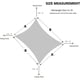 thumbnail image 3 of Vela de sombra rectangular con protección UV para patio, jardín, césped, jardín y eventos al aire libre, color gris, 3 of 5