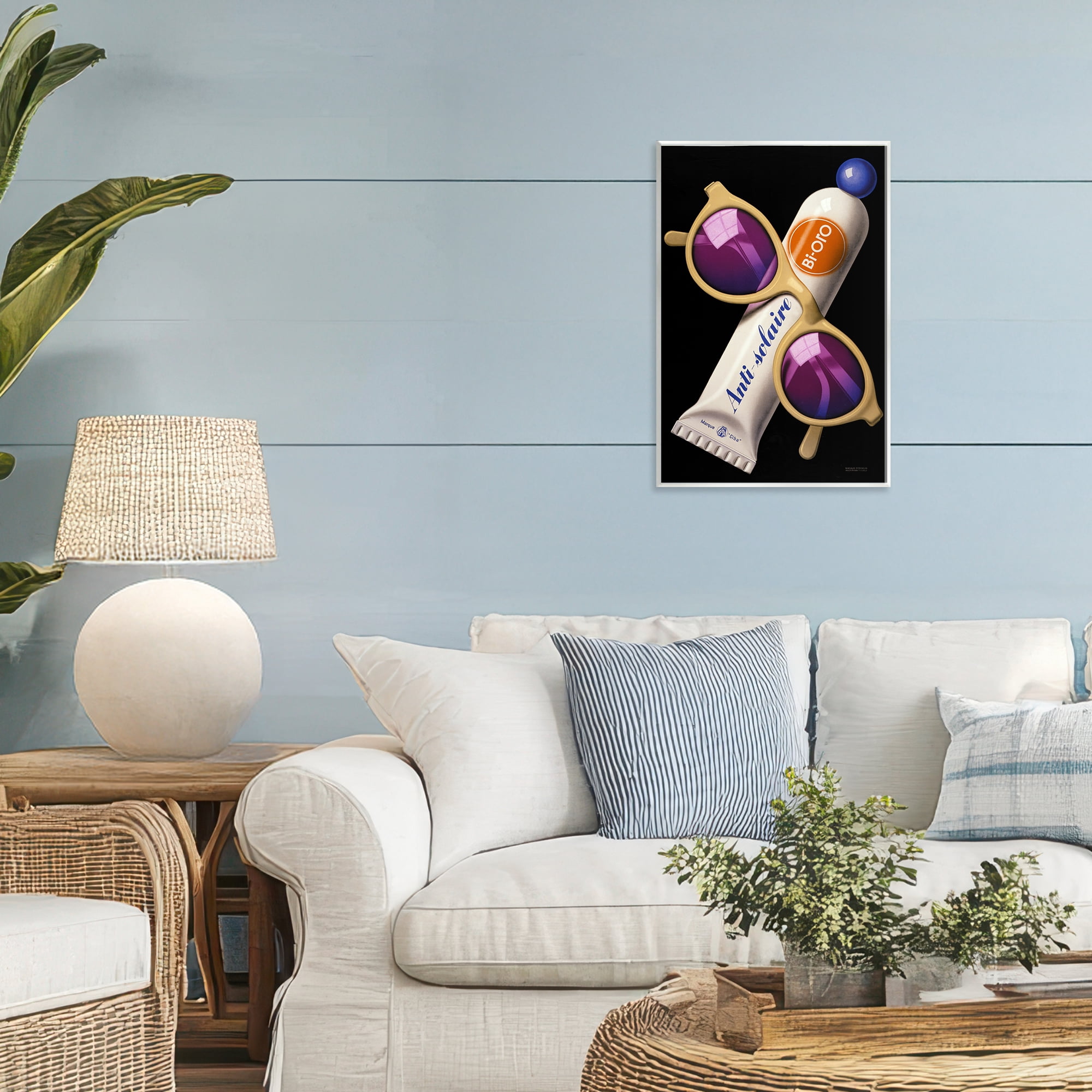 Stupell Industries Sunblock & Sunglasses Wall Plaque Art, design by Print Collection