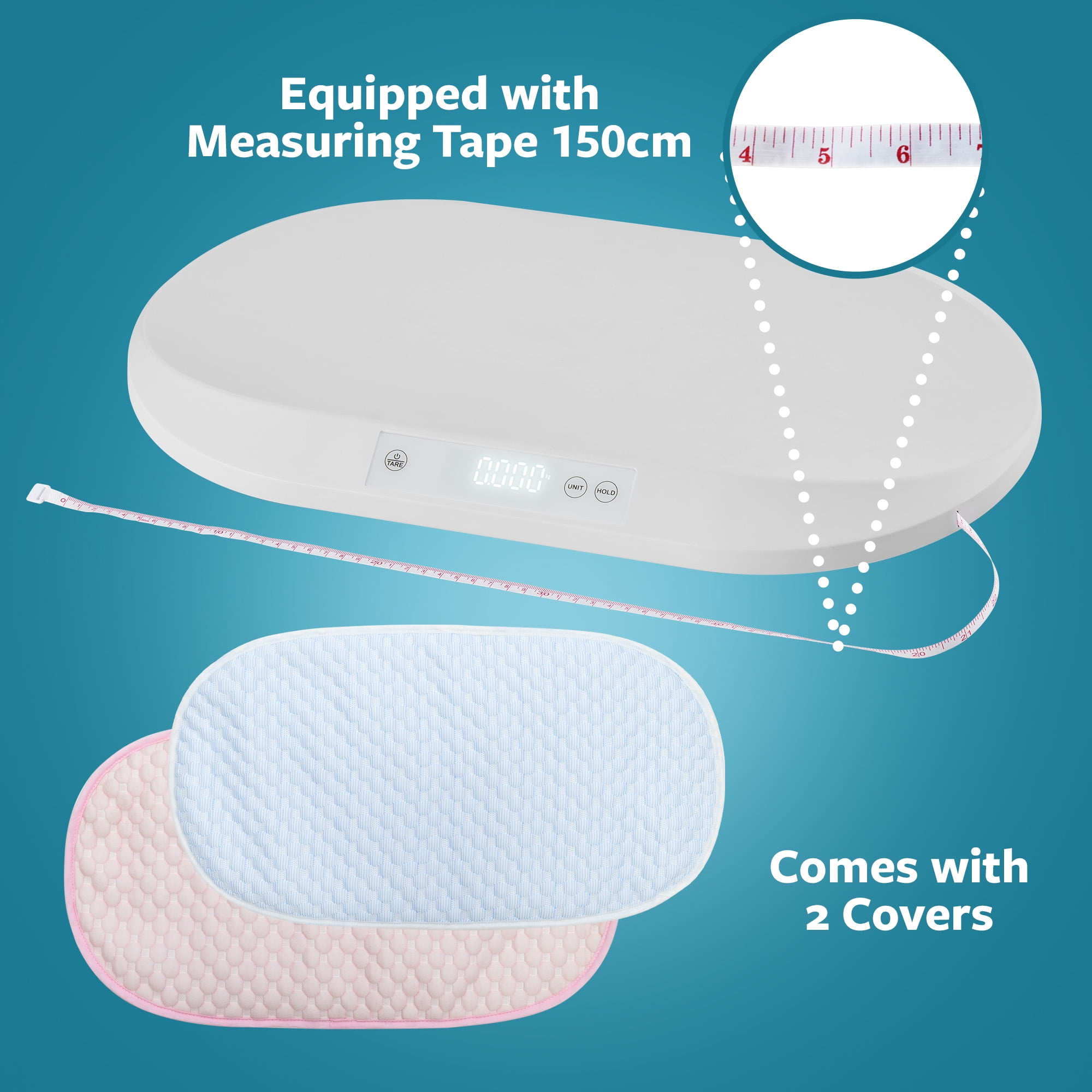 Smart Weigh Accurate Digital Baby and Pet Scale  - 40kg Capacity