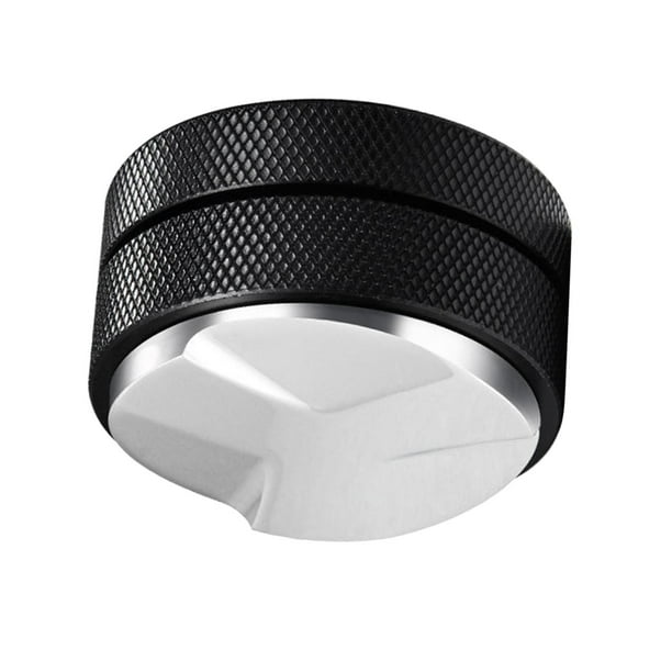 Distribuidor de café, herramienta de distribución de espresso, martillo de café en polvo, manipudor de palma de 3 pendientes en ángulo, 53 mm negro Baoblaze distribuidor de café