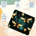 thumbnail image 3 of Alfombrilla de ratón con estampado de luciérnagas, antideslizante, para escritorio de oficina, papel secante de tela Jiaji, para portátil, impermeable, para oficina y hogar., 3 of 7