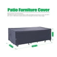 thumbnail image 2 of F&J Outdoors Waterproof Outdoor Table Cover 108"(W)×82"(D)×27.5"(H), 2 of 7
