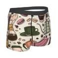 thumbnail image 3 of Haiem Vintage Coffee Men's Boxer Briefs, Every Day Comfort Stretch Cotton Moisture-Wicking Underwear-Large, 3 of 9