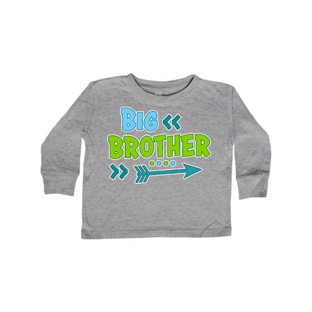 

Inktastic Big Brother with Arrow Gift Toddler Boy or Toddler Girl Long Sleeve T-Shirt