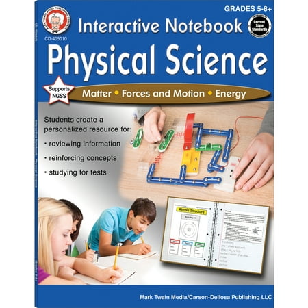 UPC: 9781622236879 | CD-405010 – Interactive Notebook: Physical Science  Grades 5 – 8 by Carson Dellosa