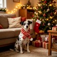thumbnail image 5 of Pet Christmas Scarf with Pompom Decor Doggy Soft Bandana Warm Neck Accessories Holiday Dog Outfits for Cats Puppy Kitten and Small Dogs, 5 of 6