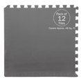 thumbnail image 3 of Stalwart 24" x 24" Gray EVA Foam Interlocking Floor Mats Cushioned 12 Piece, 3 of 3