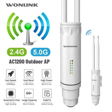 Wonlink Wireless Access Point,1200Mbps Dual-Band WiFi Signal Booster,Outdoor Wifi Extender Long Range