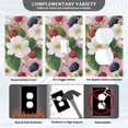 thumbnail image 3 of Yayeee Blank Wall Plate Cover 1-Gang 4.5"x2.7" Home Unused Decorative Outlet, Pink Raspberries, 3 of 7