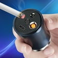 thumbnail image 5 of CASAFUN Arc Lighter Waterproof and Windproof Flameless Electric Torch Lighter Rechargeable USB Lighter for Candle, Cigarette/Cigar, Survival, Camping, BBQ Grill, Backpacking, Hiking, 5 of 9