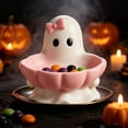 thumbnail image 5 of AZXY Pink Ghost Candy Jar Halloween Decor, Halloween Decorations Outdoor, Halloween Decorations Indoor, Halloween Decorations Party, Halloween Yard Decor, Resin Storage Ornament, 5 of 6