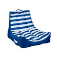 thumbnail image 2 of Big Joe Captain's Float No Inflation Needed Pool Lounger, American Nautical Stripe Double Sided Mesh, Quick Draining Fabric, 3 feet, 2 of 8
