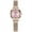 Gold, variant on Japan Quartz Movement High Quality LANGLISHI Women Stainless Steel Mesh Rose Gold Waterproof Ladies Watch Simple Watches