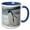 Blue/White, variant on 3drose, Adelie Penguin. Antarctic Peninsula, Graham Land, Peterman Island, 11oz Mug