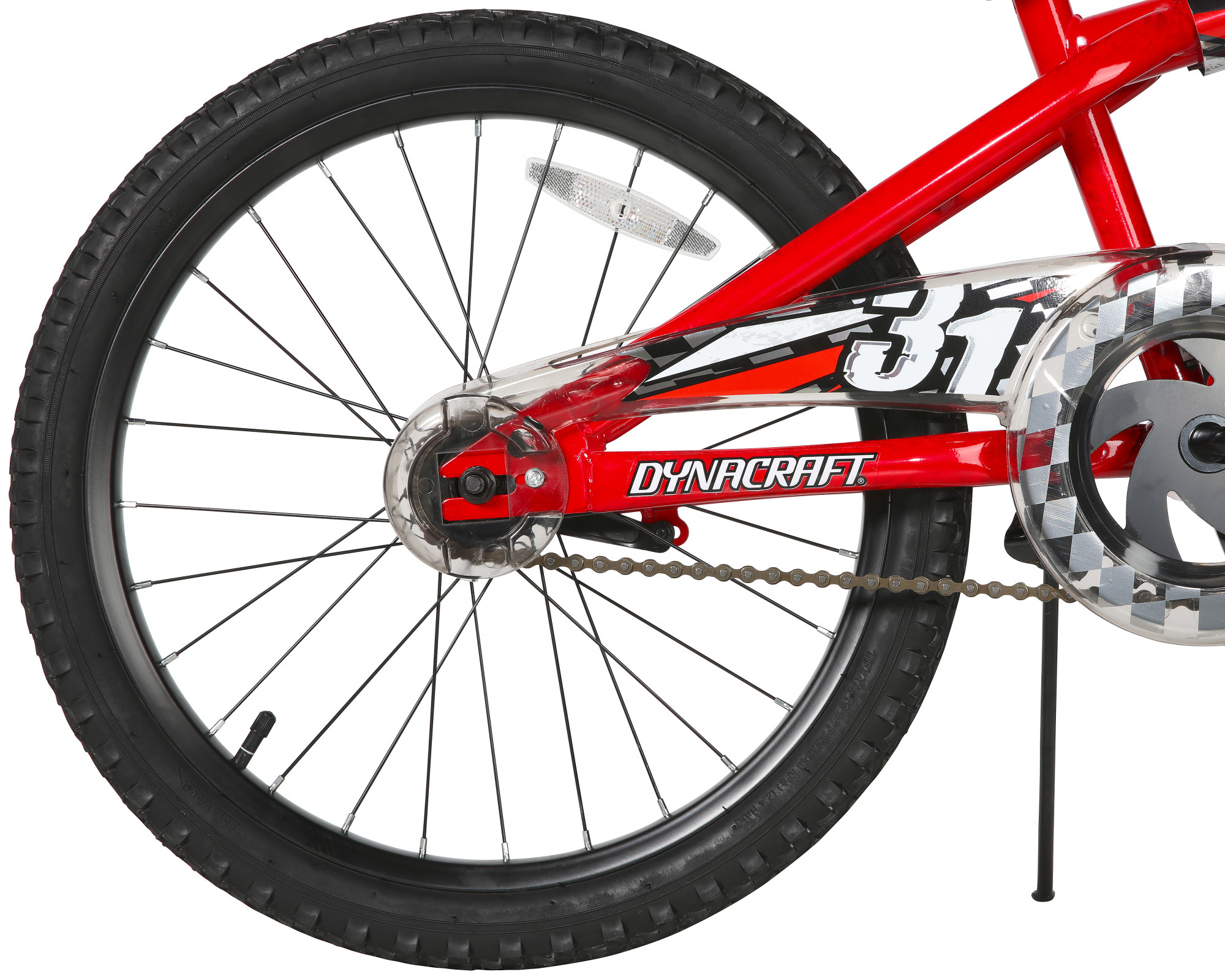 Dynacraft Wipeout 20" BMX Bike, Red photo 6