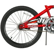 Dynacraft Wipeout Boys 20 BMX Bike, Red, For Kids Age 7-14 Years