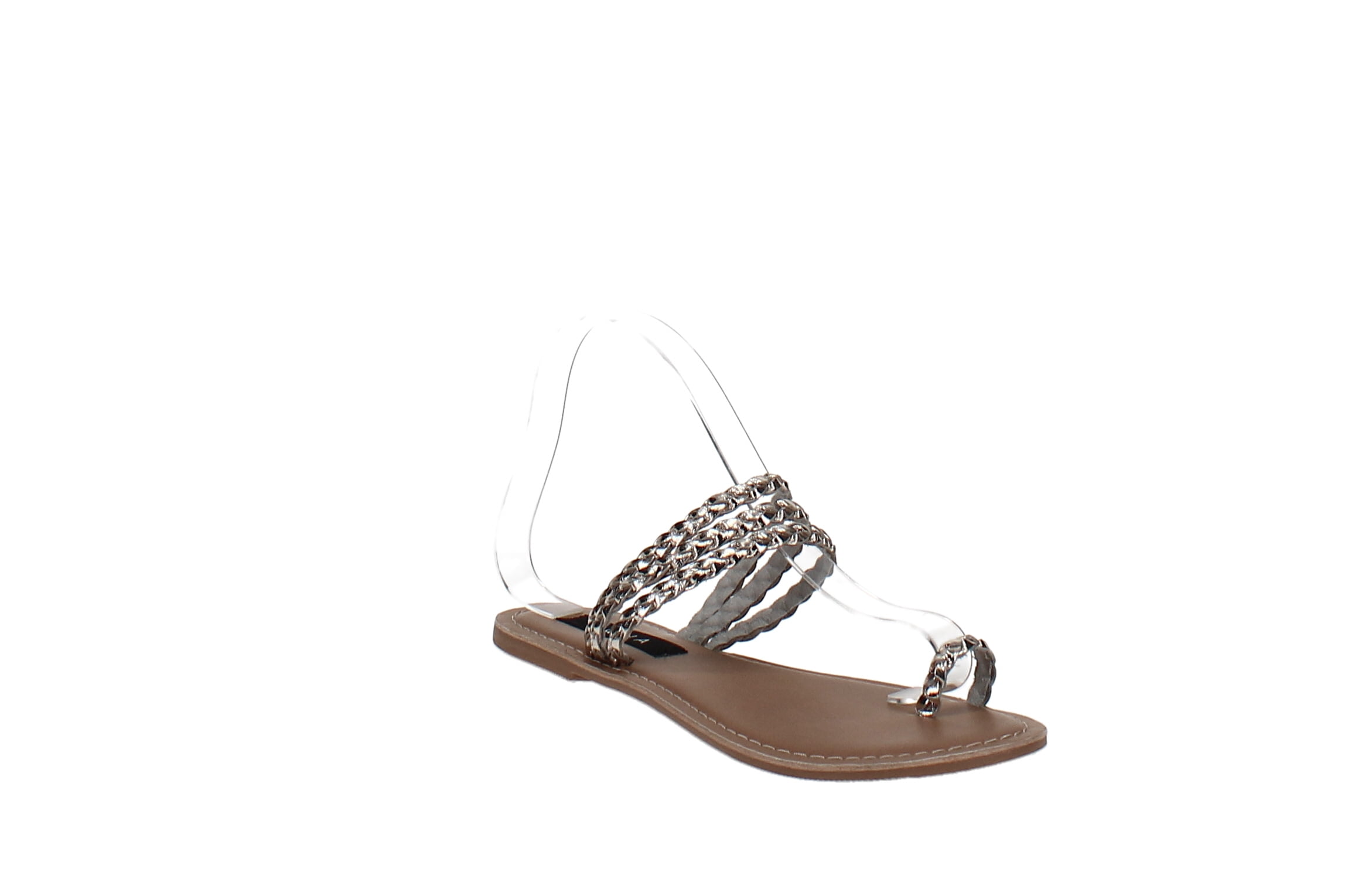 aqua braided sandals