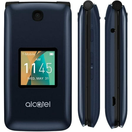 Alcatel Go Flip 4044W - 4GB - Blue - 4GLTE - T-Mobile GSM Unlocked