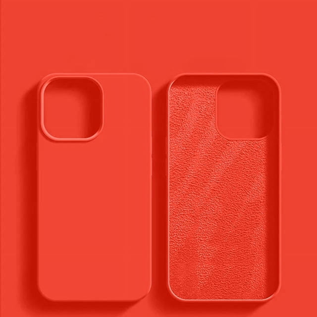 Luxury New Upgrade Liquid Silicone Case For iPhone 16 Pro Max Soft Cases For iPhone 16 Plus Shockproof Cover Phone Accessories Pink Orange For iPhone 16 Plus