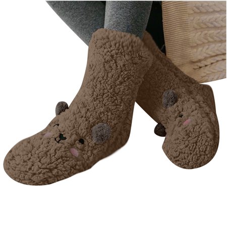 

Fashion Winter Keep Warm Women Printed Ladies Thick Cashmere Socks