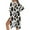 Cow - White and Black, variant on DISNIMO Sunflower Print Womens Swimsuit Cover Ups Summer Kimono Beach Cover Up Open Front Cardigan Swimwear Coverup for Women