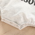 thumbnail image 4 of XYIJANI Baby Girl Pajamas 0-3 Months Newborn Infant Baby Boys Girls Cotton Print Football Autumn Long Sleeve Romper Bodysuit Clothes Baby Boy Clothing Set 12-18 Months (Gray,80), 4 of 6