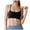 Black, variant on AKOEE Spandex Sport Bra Women Padded Racerback Low Impact Spaghetti Thin Strap Workout Yoga Comfort Bra (XL, White)