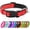 Red, variant on Minzimin Reflective Dog Collar, Soft Neoprene Padded Pet Collar with D Tag Ring, Adjustable for Small Dogs