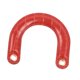 thumbnail image 5 of Mango de bolso Fernando PU hecho a mano en forma de U Rojo, 5 of 8