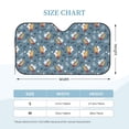 thumbnail image 3 of Bingfone Surf Shark Car Windshield Sunshade,Sun Foldable Sun Shield Sun Visor for Car - Small, 3 of 8