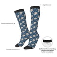 thumbnail image 5 of Picia Women Crew Soft Moisture-wicking Socks Space Puppy Pattern Design Cotton Socks, One Size fit All, 5 of 9