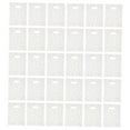 thumbnail image 5 of WHAMVOX White HDPE Gift Bags for Birthday Party Favors and Treats 100 Pieces Perfect for Storage, 5 of 8
