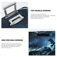 thumbnail image 5 of Daiia Celestial Ram Night Sky Luggage Cover, Thickened Washable Travel Luggage Covers, Elastic Unique Baggage Covers for 18-20 inch Luggage-Small, 5 of 9