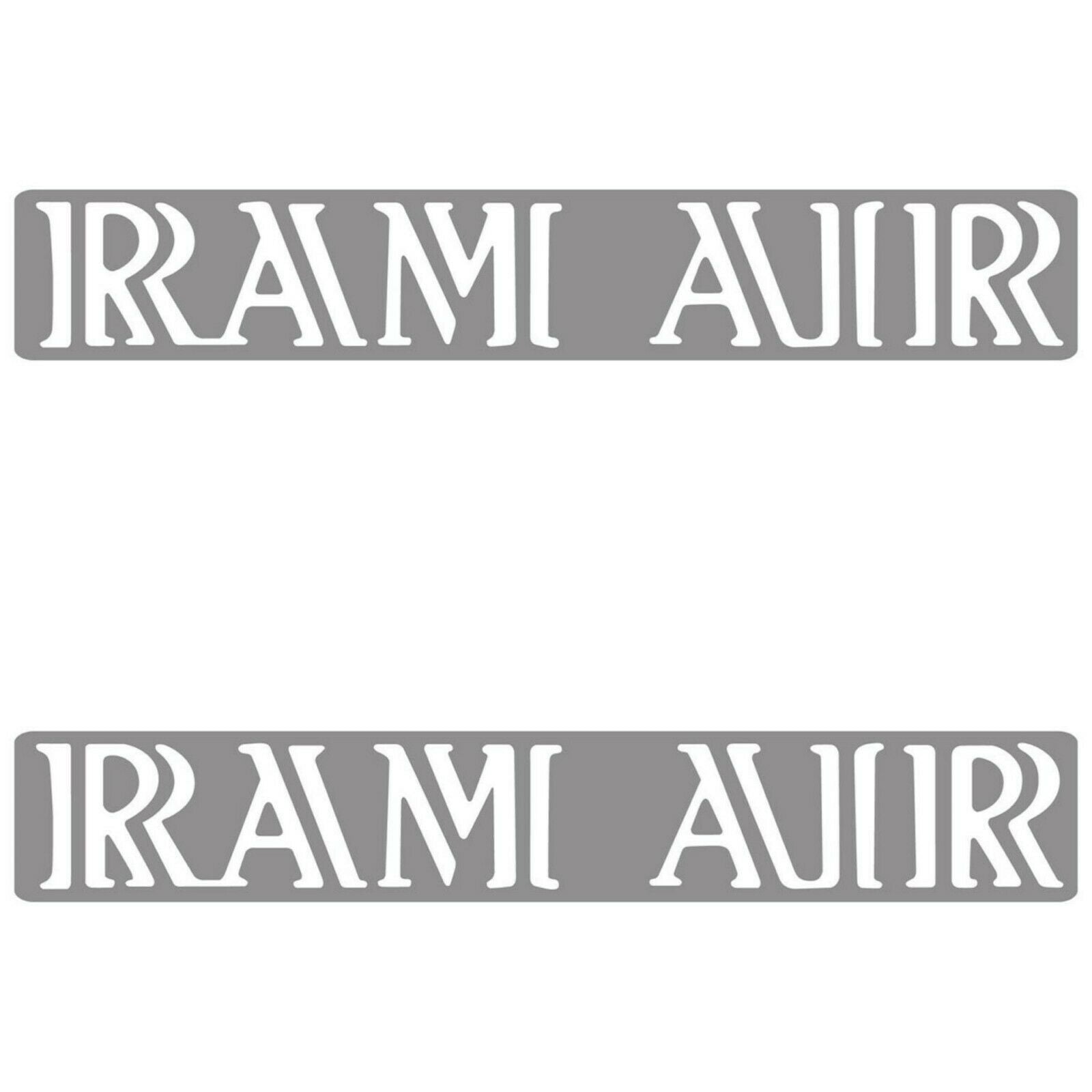 RestoParts White Ram Air III Hood Scoop Decal Set 19691970 Pontiac GTO Lemans