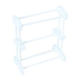 thumbnail image 1 of Shisuyan Dollhouse Landscape Miniature Towel Rack Model White 1Set for Photo Prop, 1 of 8