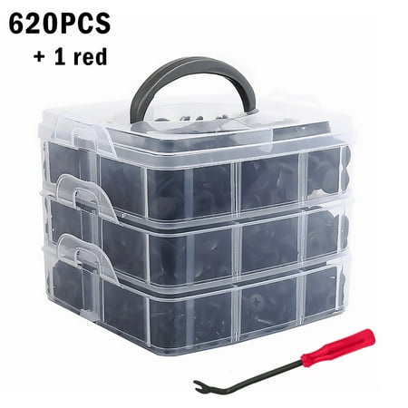

Boxed Car Retainer Buckles Plastic Buckles Mixed Fasteners Car Rear Panel Clips 625pcs 1 Blue Tool