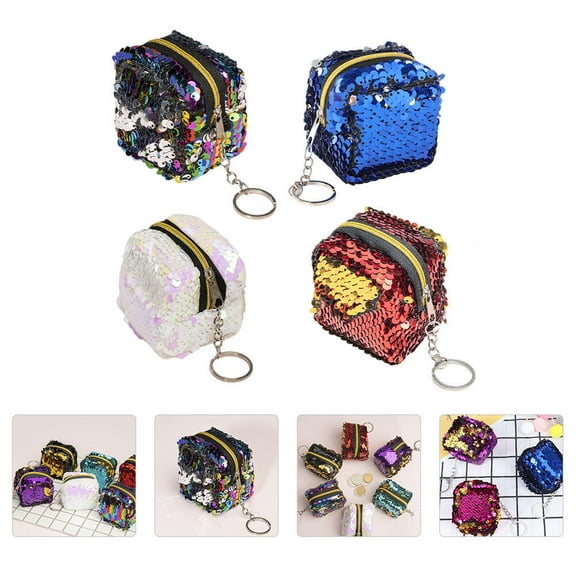 AURARMLET Kids Purse Girls Black Handheld Coin Storage for Children