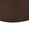 thumbnail image 4 of Noble House Derring Faux Leather Small Ottoman, Dark Brown, 4 of 8