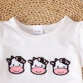 thumbnail image 6 of TOWED22 Baby Infant Outfits 2 Piece Tshirt Top + Cute Shorts Soft Summer Clothing Sets Toddler Girl Clothes(Black,3-4 Y), 6 of 7