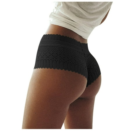 TAIAOJING Thongs For Women Lace High Waist Plus Size Female Underwear Lift Lingerie Seamless Briefs Underpants Breech Bikini Panties