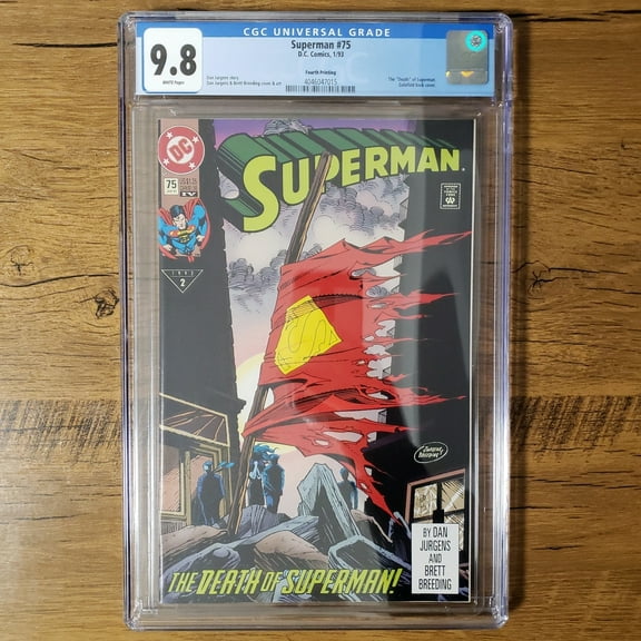 Superman #75 - CGC 9.8 Comic Book