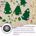 thumbnail image 4 of Loose Sequins 4000 Pcs 5MM Silver Backed Cup Embroidery Sequins Spangles for Jewelry Making Crafts Sewing, Black, 4 of 6