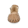 thumbnail image 6 of Journee Womens Joannah Mary Jane Block Heel Round Toe Flats, 6 of 9