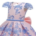 thumbnail image 4 of Robes de Demoiselles d'Honneur pour Filles Tout-Petits Princesse Robe de Fête de Mariage, 4 of 6
