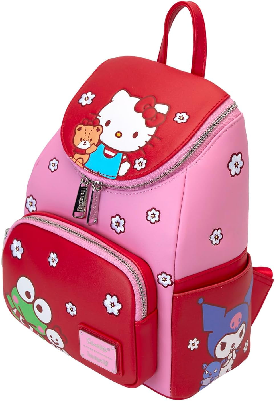 Loungefly Sanrio Hello Kitty & Friends Pink Mini Faux Leather Shell Backpack