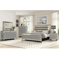 thumbnail image 3 of Beautiful 1pc Modern Queen Size LED Light HB Bed Silver Finish Furniture, 3 of 3