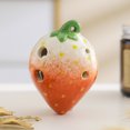 thumbnail image 5 of 6 Hole Strawberry Ocarina - Ceramic Ocarina with Neck Strap for Kids Beginners, Music Gift, 5 of 6