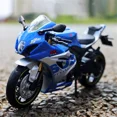 thumbnail image 3 of 1:12 Suzuki GSX-R1000R Aprilia RSV4 Modèle de Moto de Course en Alliage Modèle de Moto Tout-Terrain Haute Simulation GSX Rouge, 3 of 6